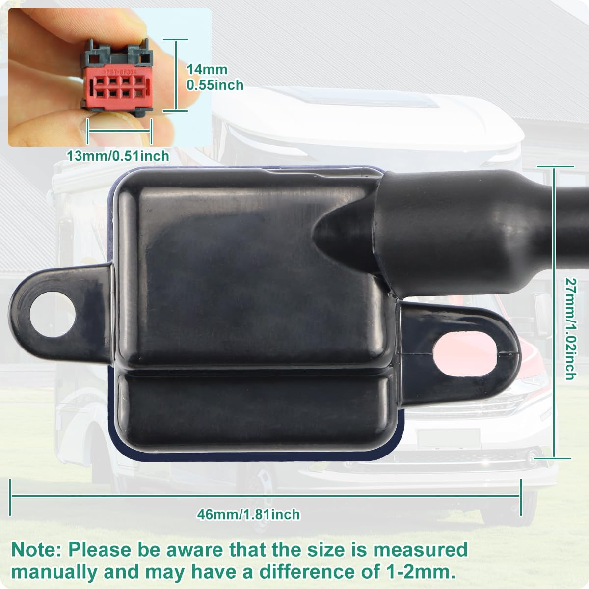 56054058AH Rear View Backup Camera Compatible with 2011-2014 Dodge Charger Chrysler 300 - Greenyi Reversing Park Assist Cam， Replacement for OE# 56054058AD, 56054058AE, 56054058AF