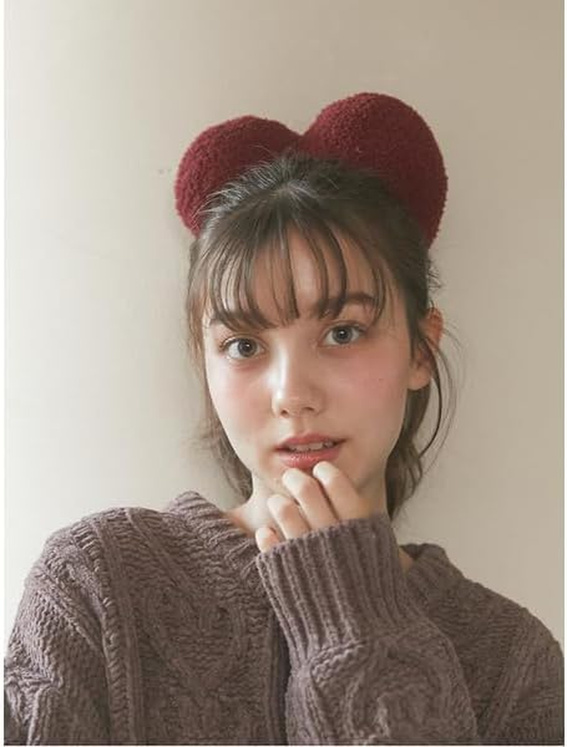 Gelato Pique Valentine PWGA251695REDF Baby Moko Heart Scrunchie, Red, F