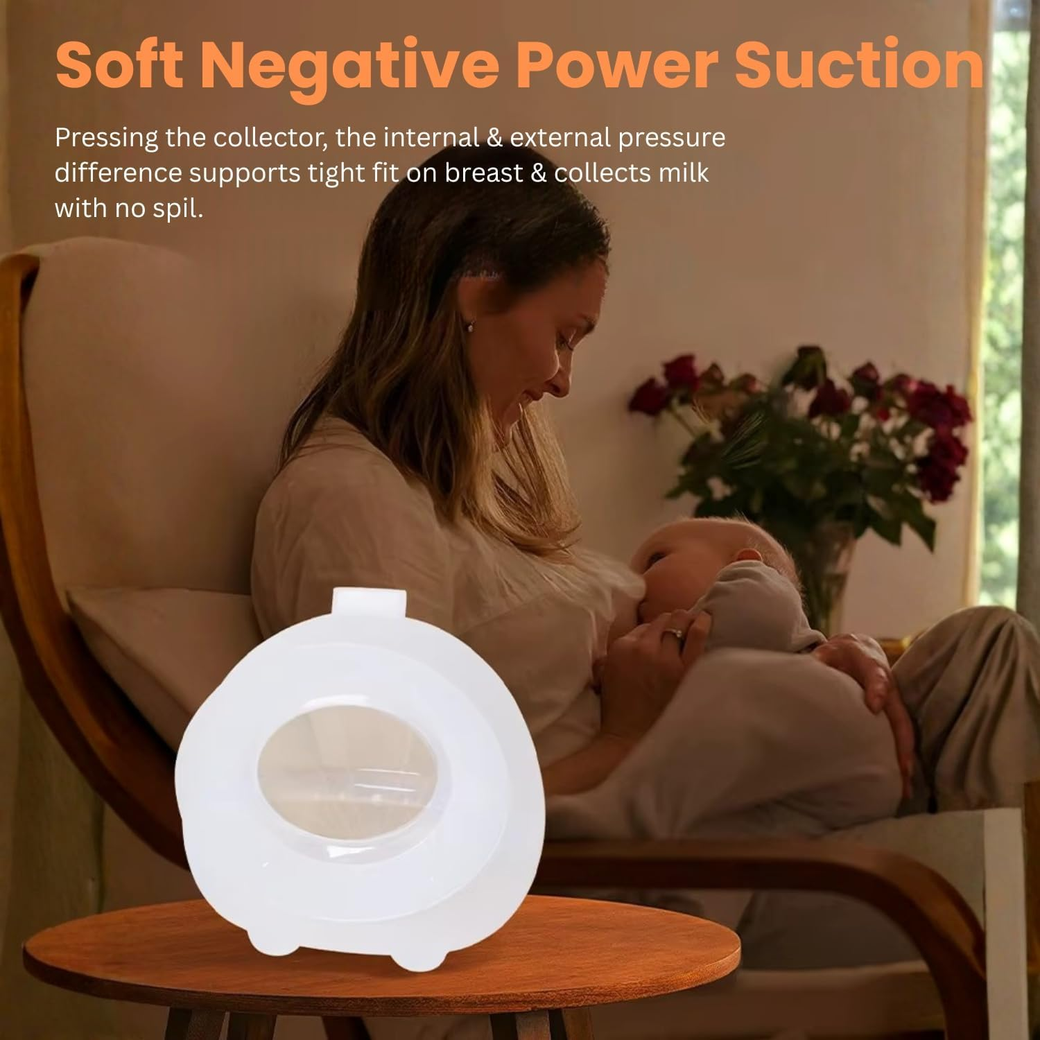 Breast Milk Collectors for Breastfeeding Mothers | Soft Silicone Breast Shells | Reusable Nursing Cups to Collect Leaks | Comfortable, Hands-Free, Eco-Friendly Milk Saver for Nursing Moms