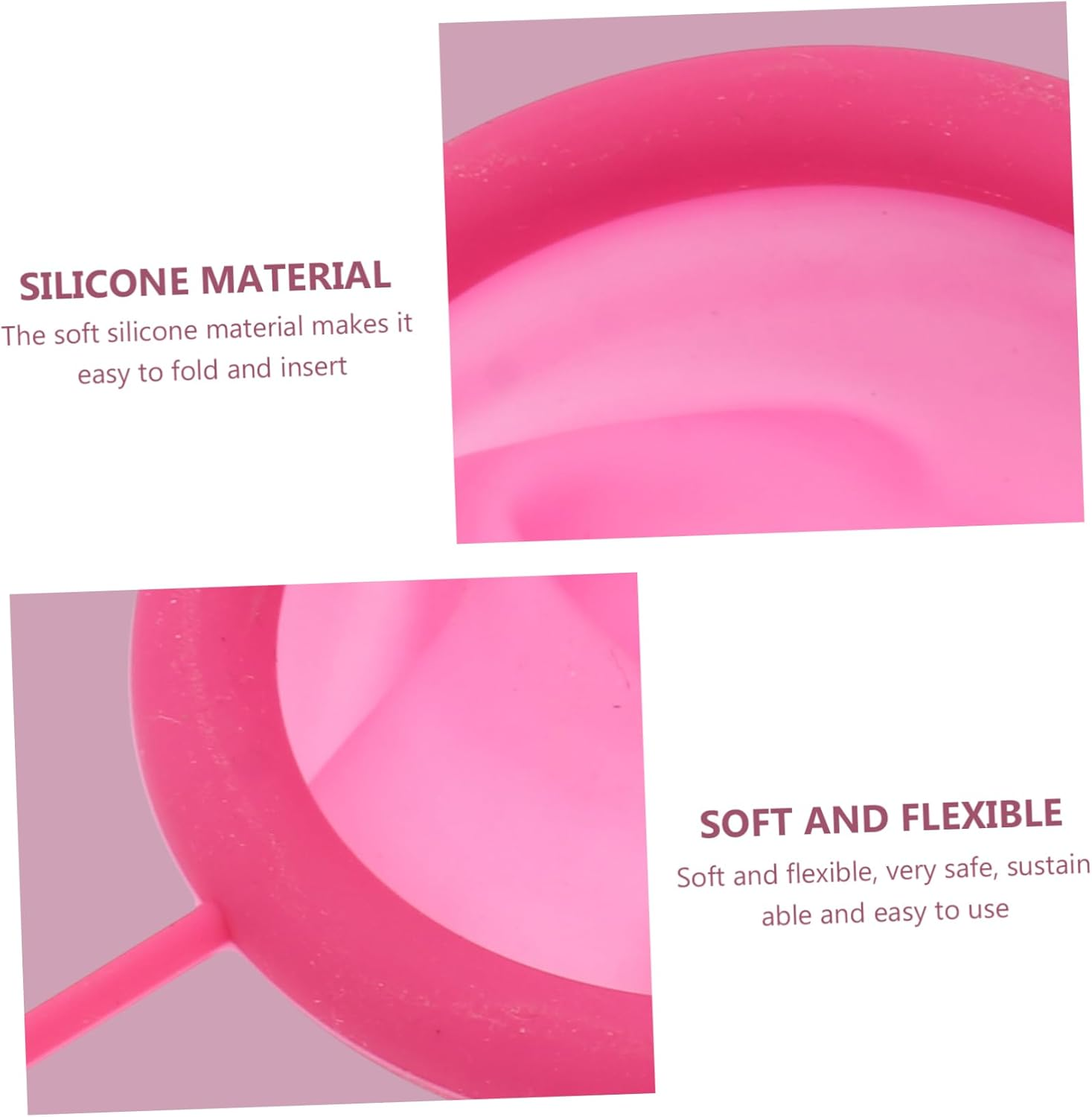 Baluue Silicone for Women Reusable Leakproof Comfortable Period for Active Lifestyle image number 6