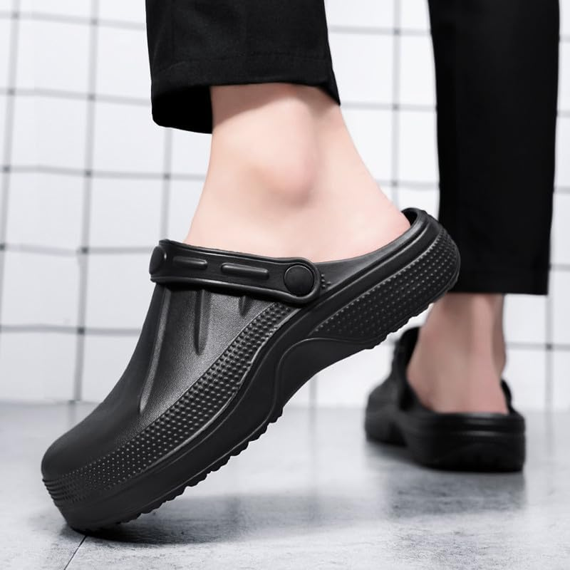 BMINFEE Men'S Clogs Sandals Slippers Orthopedic Shoes Slip Resistant, Arch Support, Comfortable, Cushion, Slip-On, for Chef, Nurse, Garden image number 2