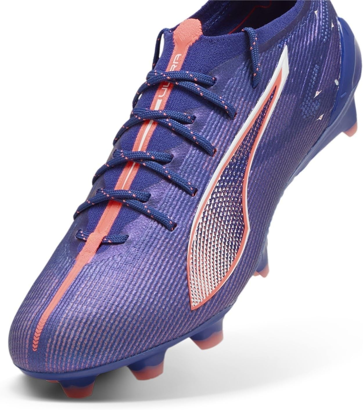 Puma Football Shoes - Nocken Ultra 5 Ultimate FG Brilliance Women'S Purple White 38.5 image number 5