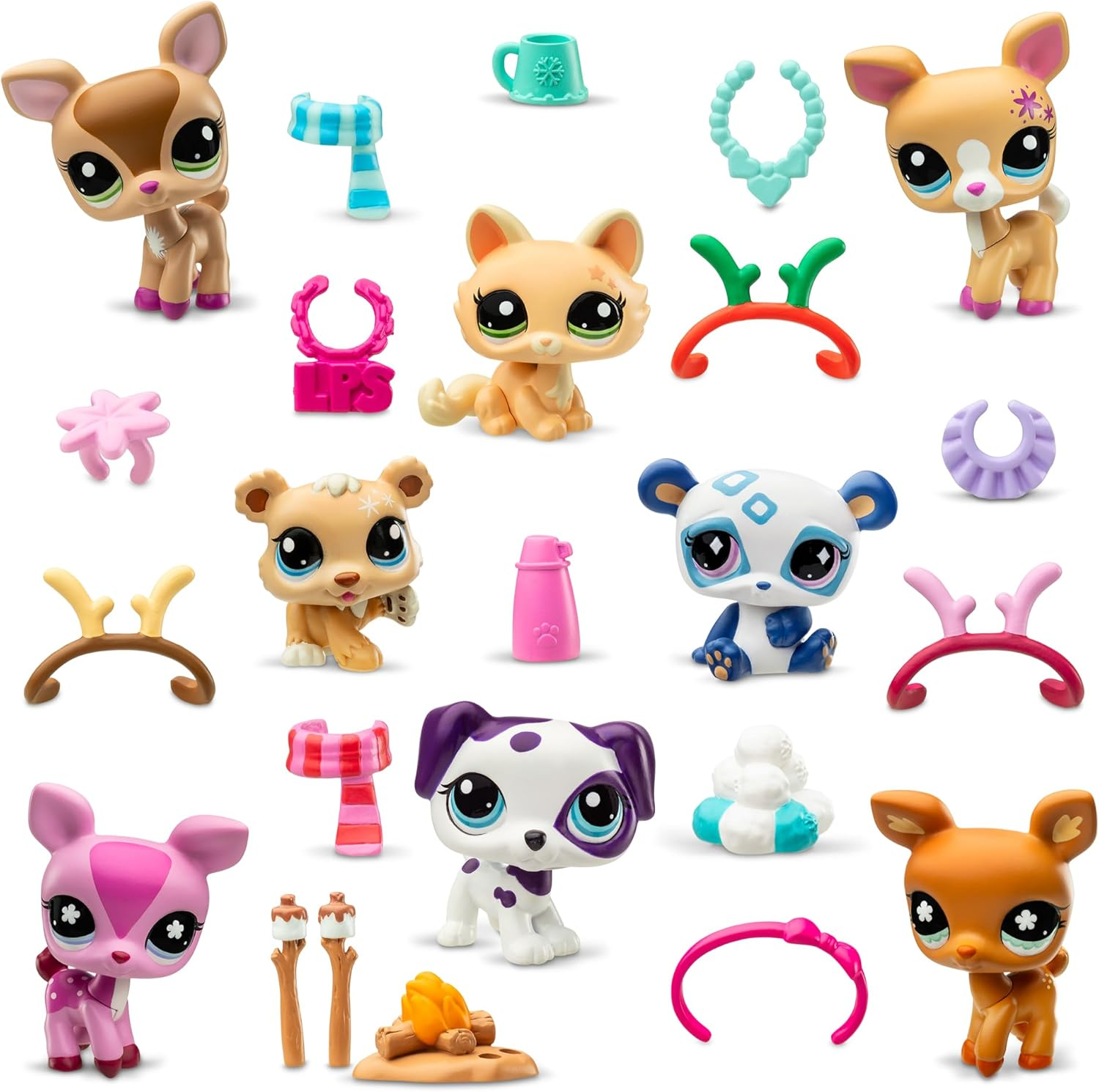 Littlest Pet Shop Advent Calendar Christmas 2024, Littlest Pet Shop Toy LPS Gen 7, 2024 Christmas Advent Toy Calendar, with 24 Authentic Figures, Girls, Boys, Kidult image number 5