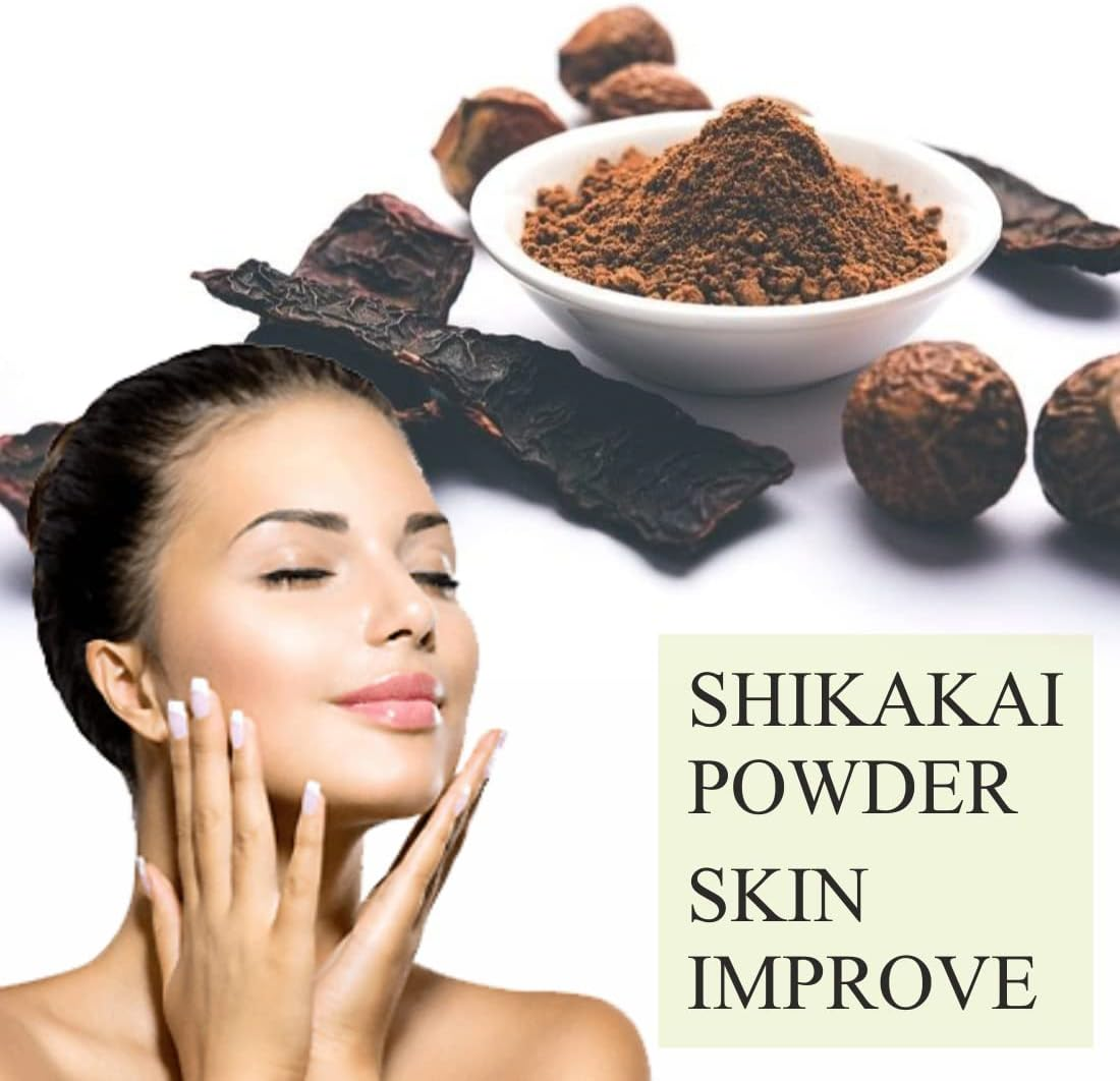 Nuerma Science Organic Shikakai Powder (Acacia Concinna) for Hair Cleaning, Conditioning & Complete Hair Care - 100 GM image number 5