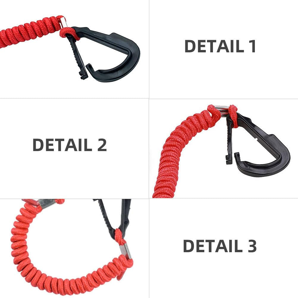Vaguelly Lanyard 1Pc Kill Boat Engine Safety Cord Boat Engine Safety Rope Safety Cord for Boat Engine Boat Supplies Marine Supplies Abs