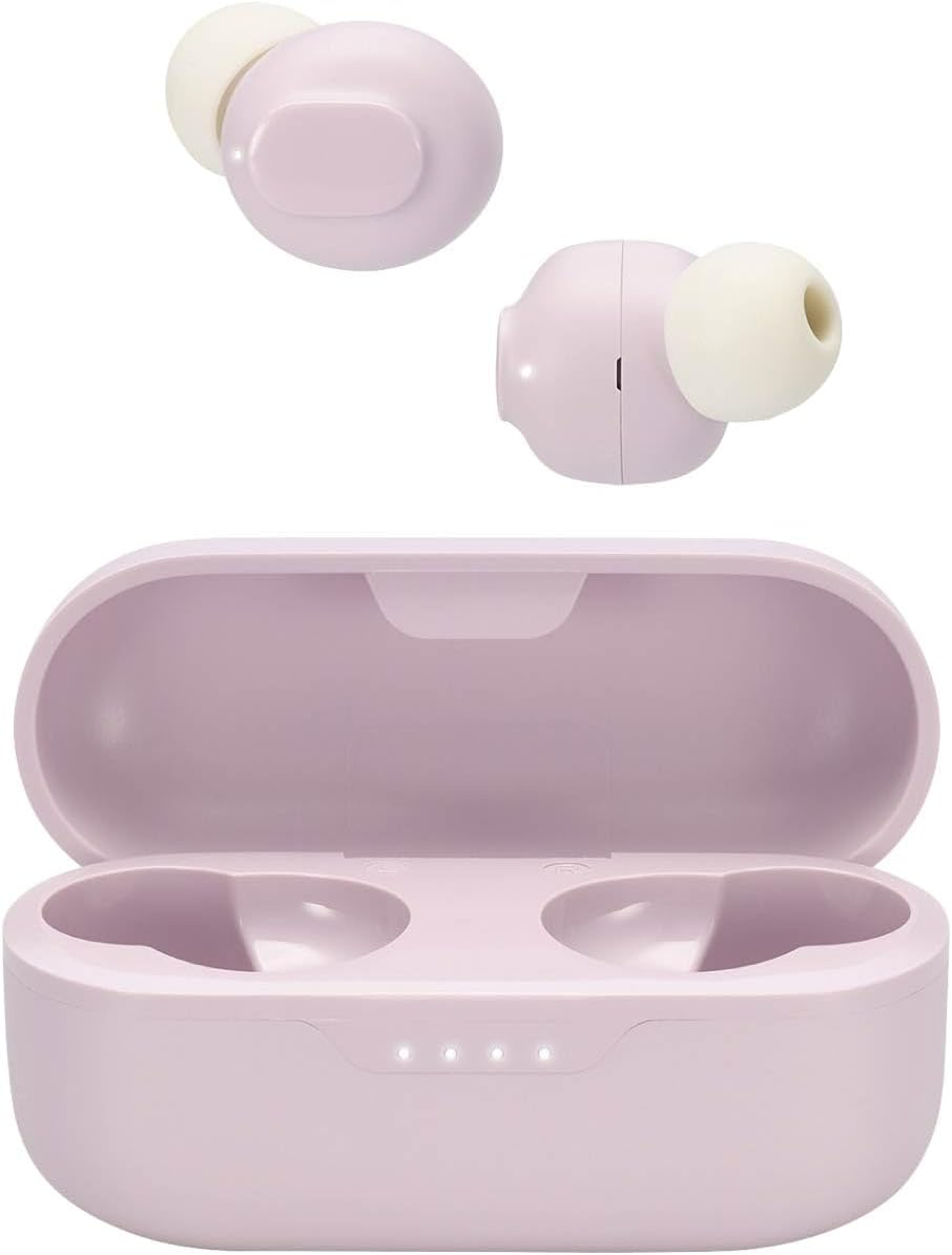Elecom LBT-TWS16JMPU Wireless Earphones, Bluetooth 5.3, Ear Plugs, Lightweight, SBC/AAC Compatible, Low Latency, 5 Hours of Continuous Playback, Automatic Pairing, Touch Sensor, Fully Wireless, Type-C