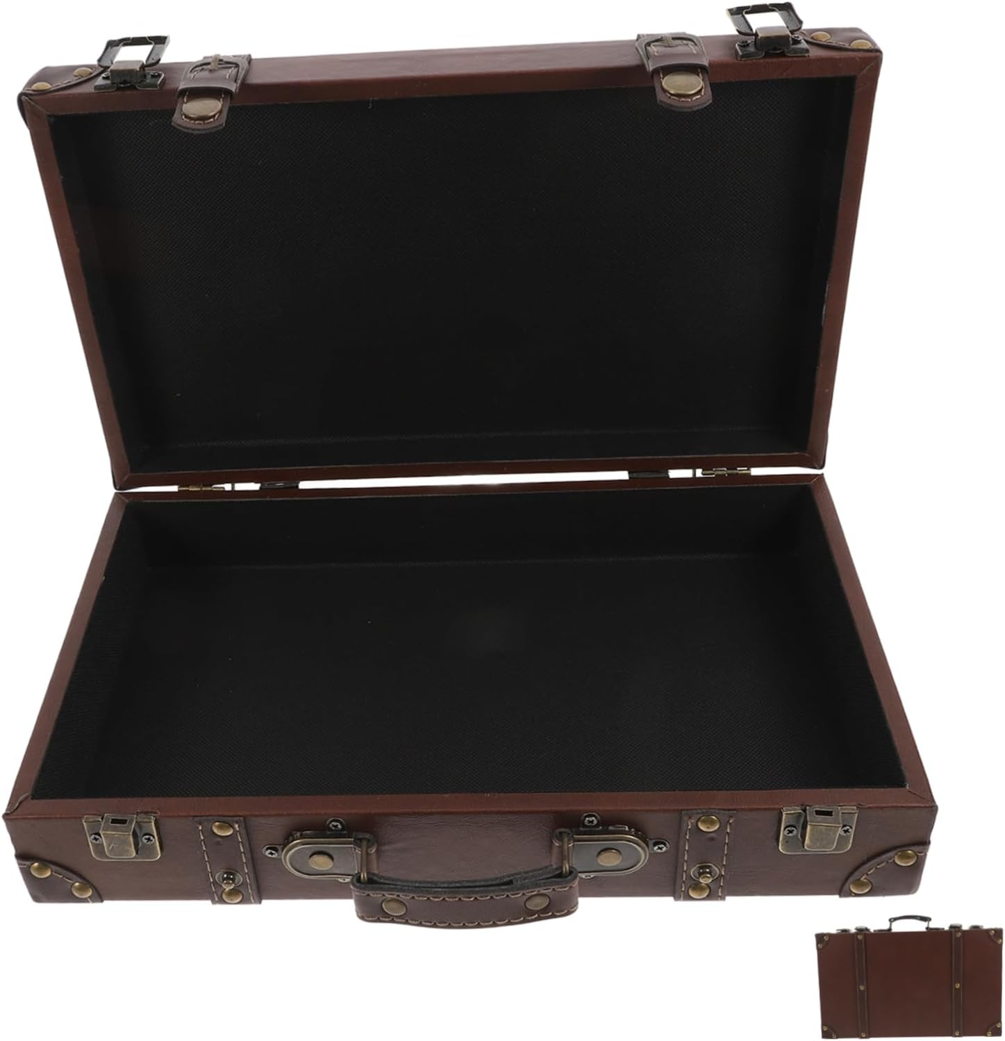 TIDTALEO Retro Suitcase Boxes for Travel Trunk Storage Box for Clothing Store Window Display Photo Props and Retro Decor image number 1