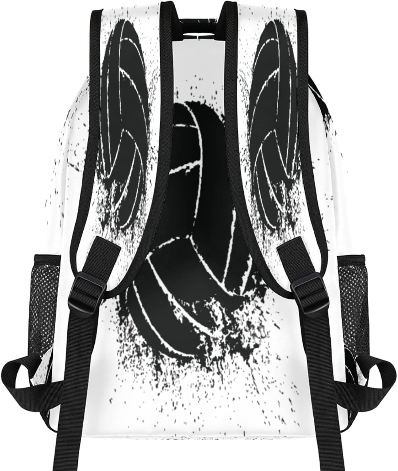 Tropicallife Volleyball Pattern Backpack Lightweight Waterproof Travel Rucksack Ball Movement Stylish Backpack for Man Women image number 6