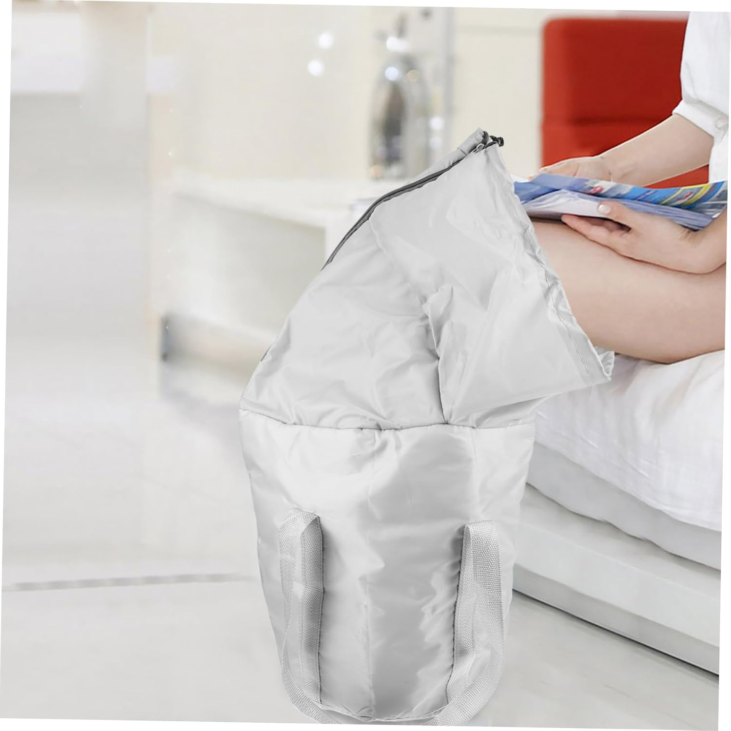 FOMIYES Travel Foot Soak Bucket Insulated Spa Bath Collapsible Design Foot Bath Basin for Home Travel Use image number 5