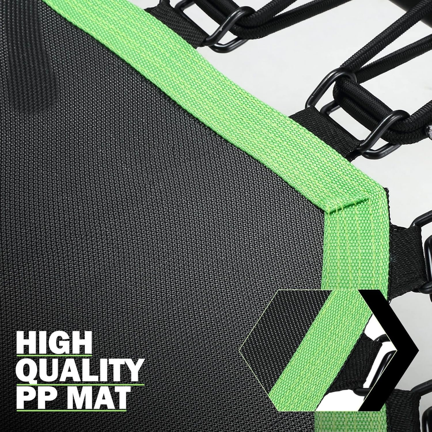 Genki Trampoline Bounce Rebounder Jumping Rebounding Home Fitness Gym Bungee Exercise Equipment Indoor Outdoor round Adjustable Handlebar - T-Shaped-48Inch image number 5