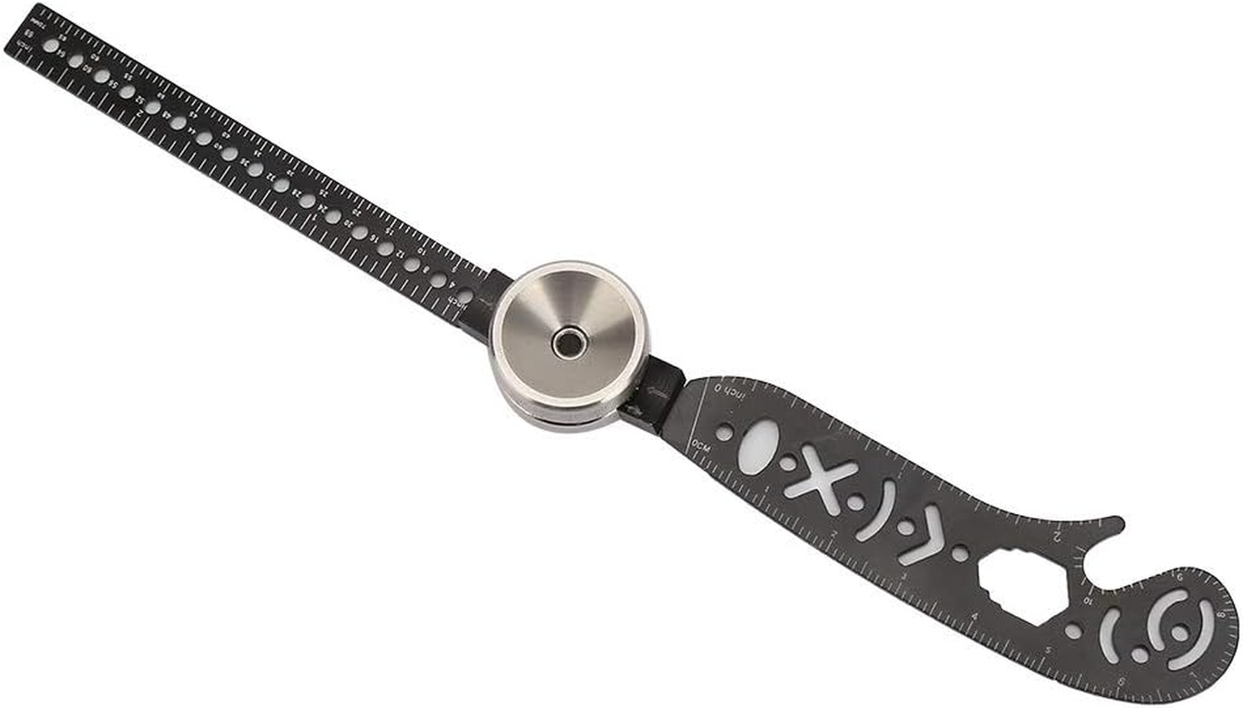 Painting Tool Circular Drawing for Magcon Drawing Ruler Creativity for EDC Supplies Ruler Geometric Ruler Drafting Tools Kits image number 3