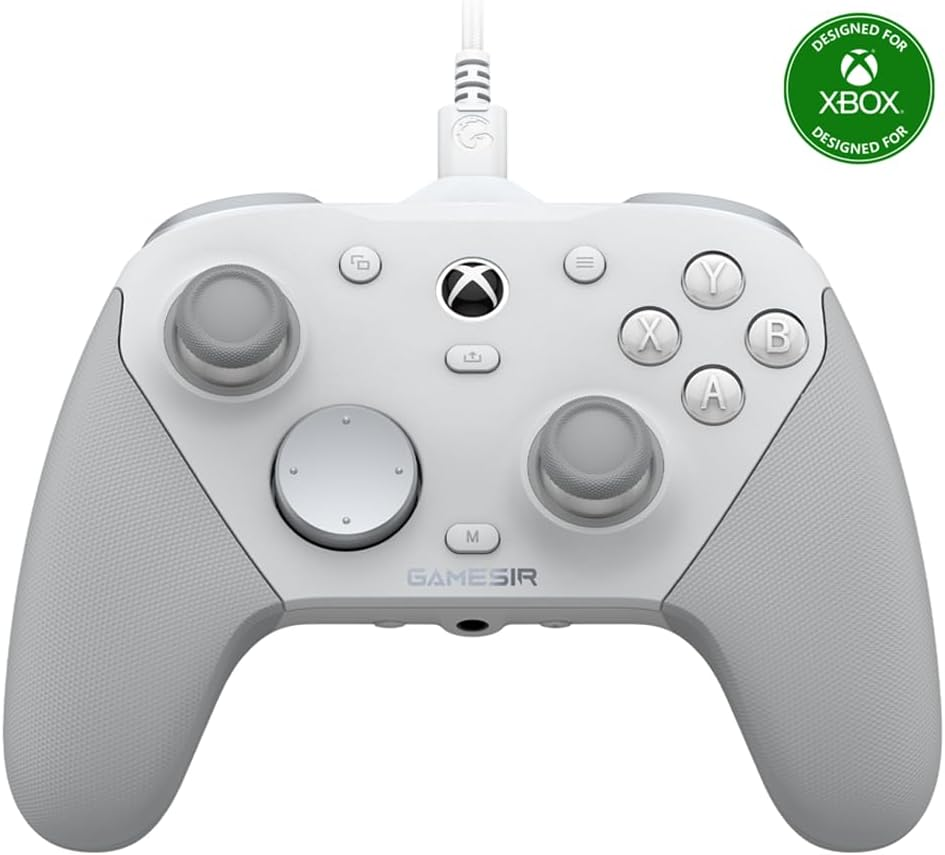 Gamesir G7 Pro Controller for Xbox Series X|S, Xbox One & Windows 10/11, Plug and Play Gaming Gamepad with TMR Sticks, Hall Effect & Clicky Trigger Stops - White image number 5