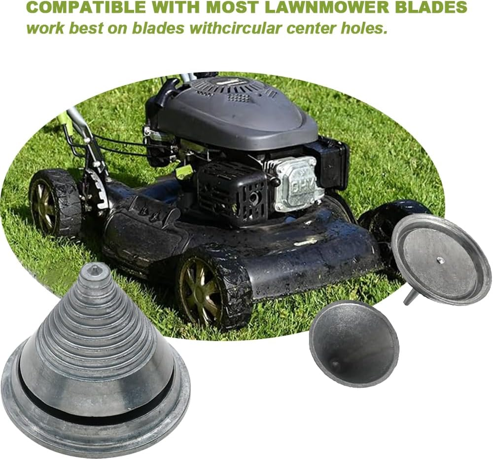 Lawn Mower Blade Balancer - Precision Metal Tool to Balance Sharpened Blades, Universal Fit for Most Lawnmower Blades, Essential Mower Maintenance Accessory (1 Pcs) image number 5