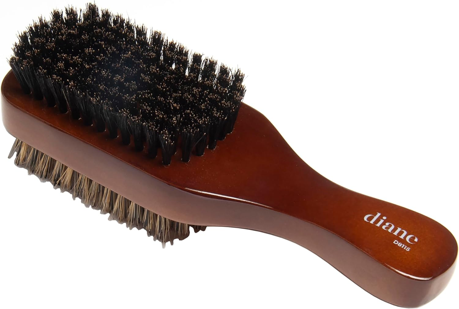 Diane 100% Boar 2-Sided Club Brush, Medium and Firm Bristles, D8115 image number 6
