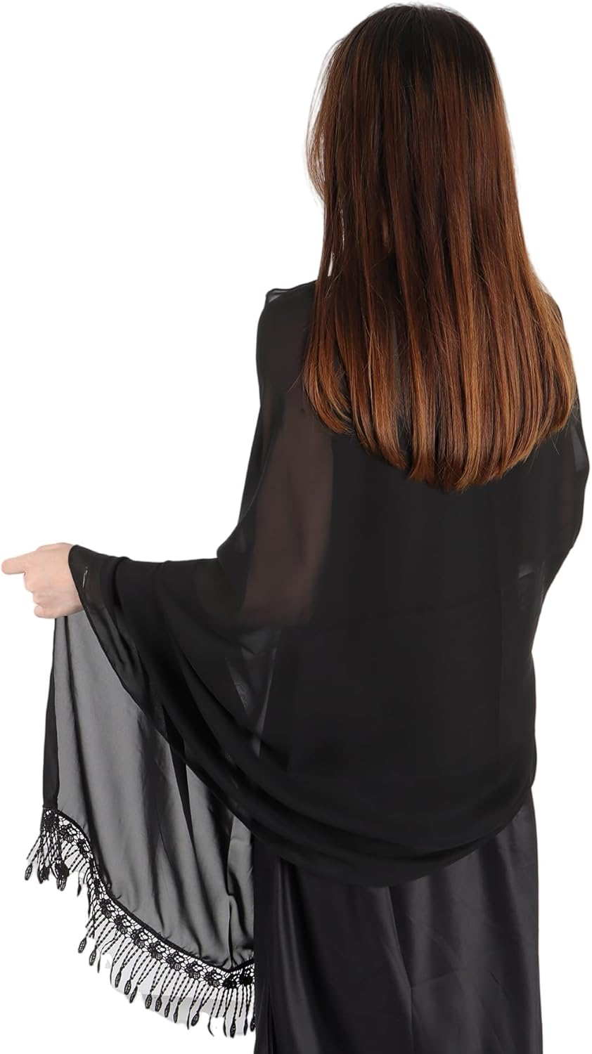 Pashmina Shawls and Wraps - Chiffon Shawl Wedding Evening Scarf for Women UK