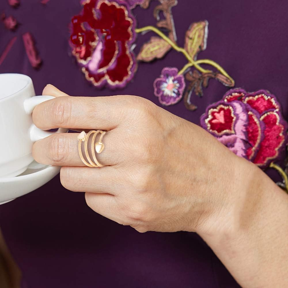 Enercoppex Copper Rings for Women for Arthritis and Joint, Men'S Magnetic Therapy Rings Healing Copper Ring, Solid Copper Copper Ring for Fingers Thumb image number 4