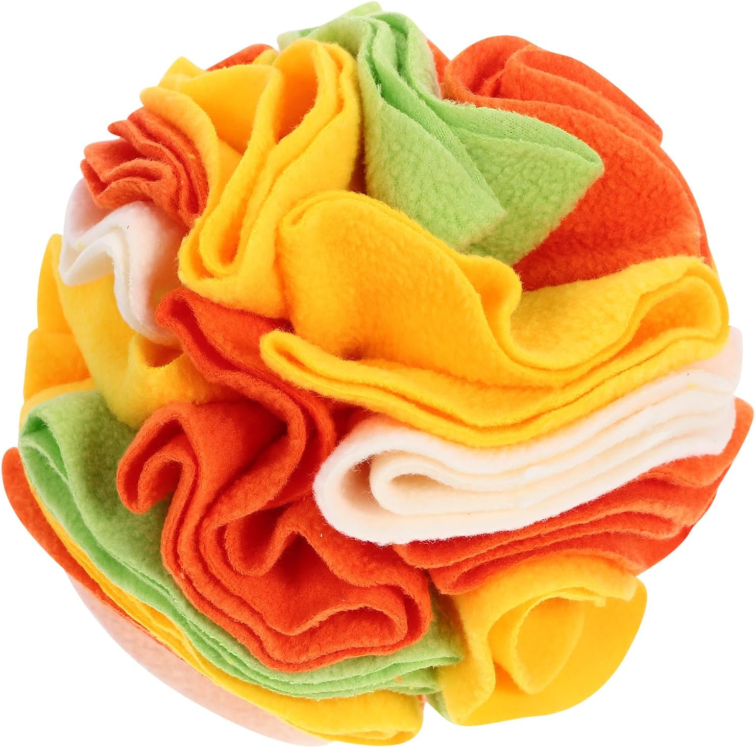 POPETPOP Interactive Dog Toys Snuffle Ball: Pet Snuffle Ball Colorful Puppy Interactive Sniffle Toy - Dog Puzzle Toys Treat Ball for Small Medium Dog Puppy Encourages Foraging Skills image number 4