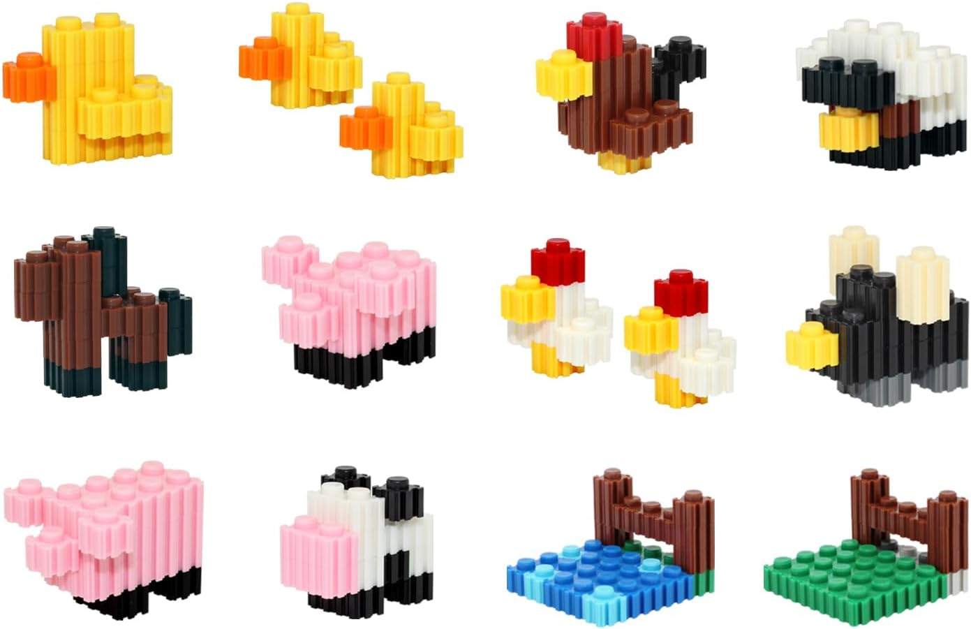 Cefa Toys 57004 PIX BRIX Pixel Art Set 500 Pieces Purpure Middle Class image number 2