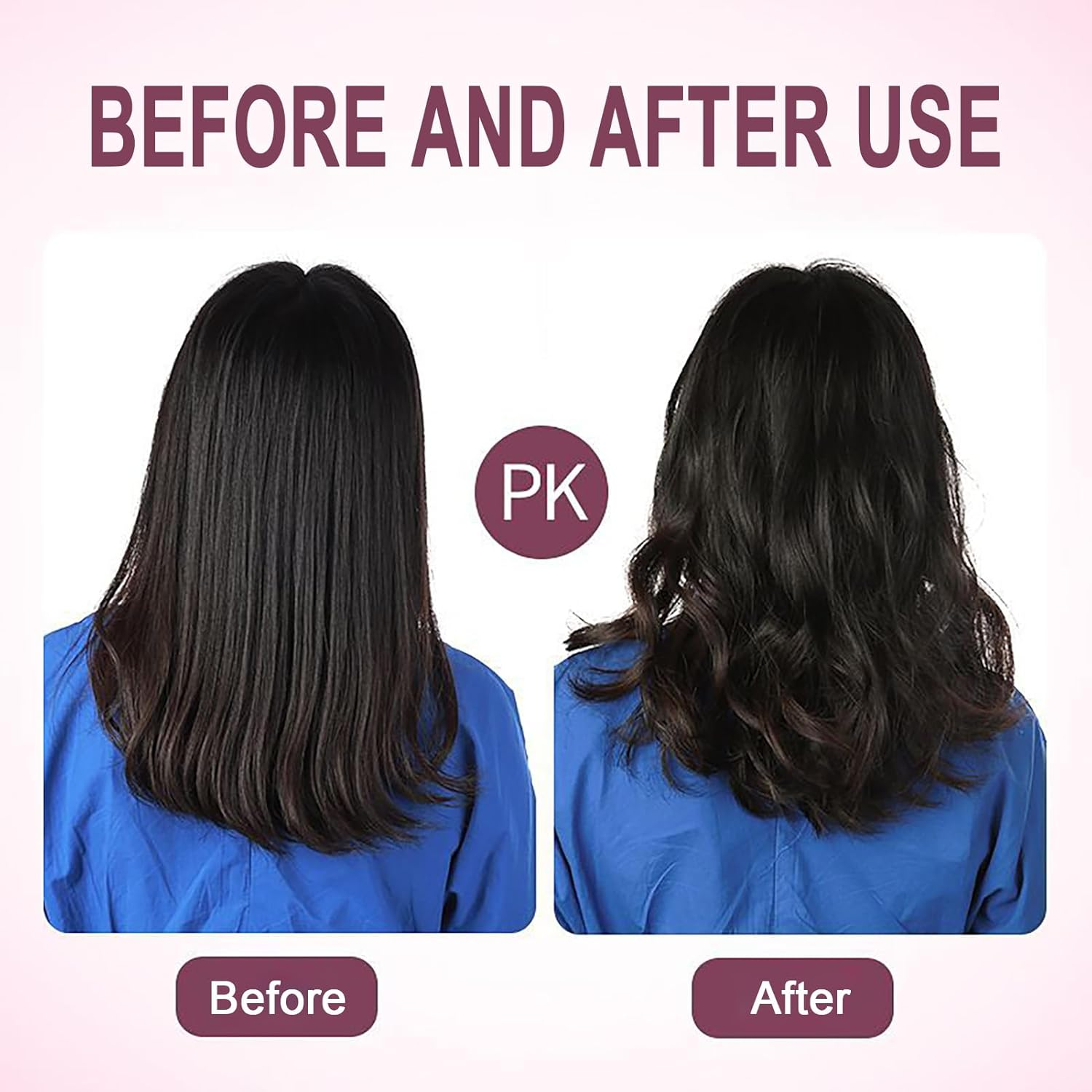 Heatless Hair Curler, Overnight Blowout Rods,Rollers Hair Curlers,Soft Heatless Rod for All Hair Types, Hair Styling Curling Tools DIY Hair Curlers for Women Gifts(Pink) image number 4