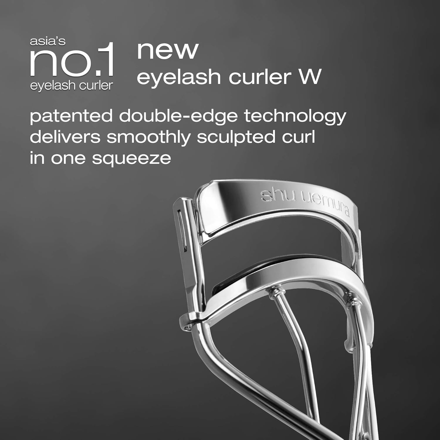 Shu Uemura New Eyelash Curler W, Double Edge Eyelash Curler for a Smoothly Sculpted Curl in One Squeeze - Includes Silicone Replacement Pad image number 1