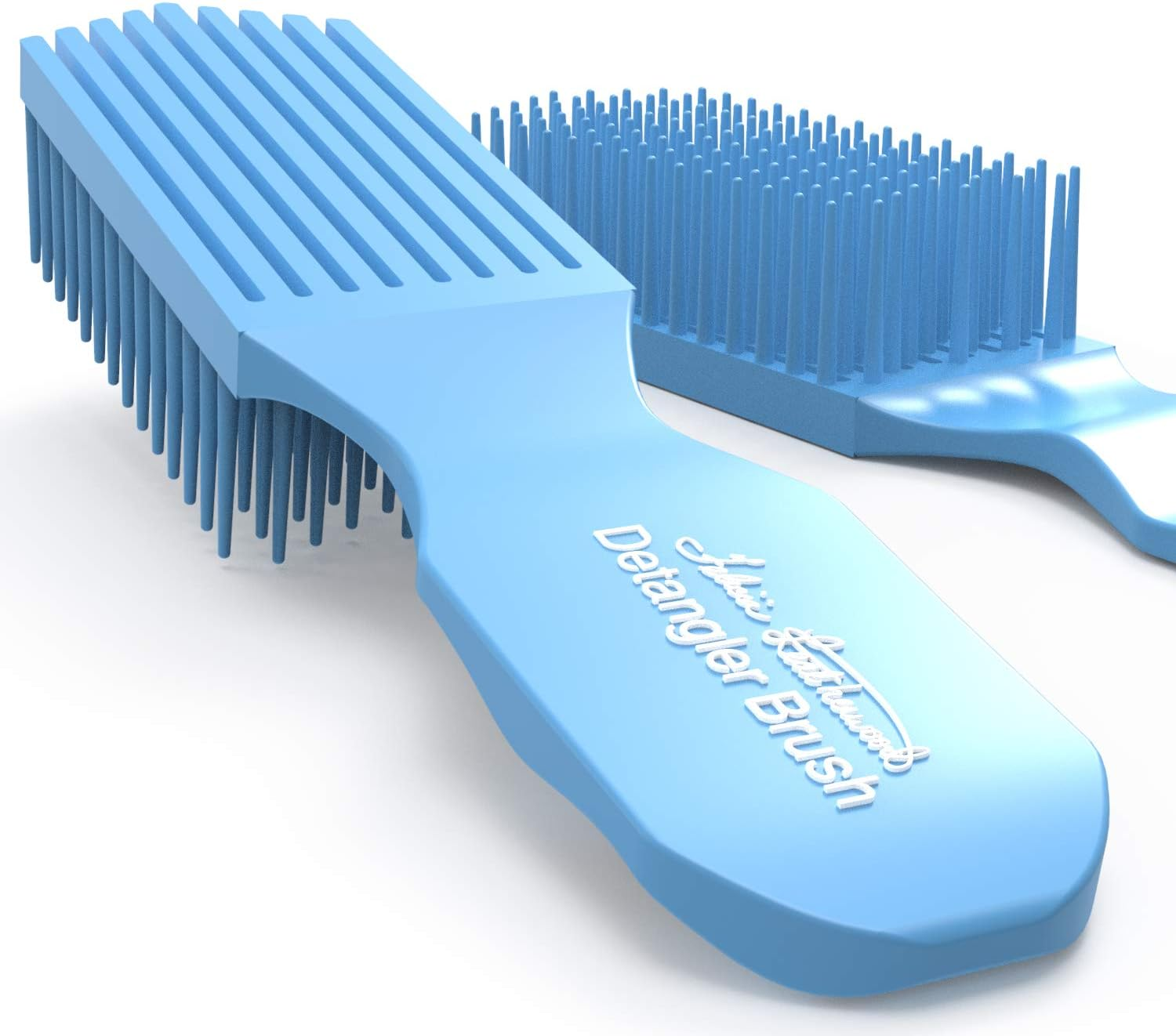 Pink Detangler Brush by Felicia Leatherwood - for Kinky, Curly, Wavy 4C or Straight Hair - Tame Your Tangles Smooth Your Coils - Pain Free for All Ages