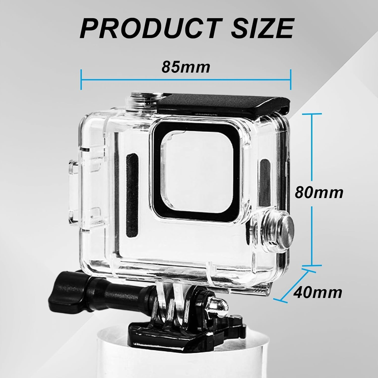 Waterproof Case for Go Pro Hero 4K,196FT/60M Underwater Protective Dive Housing Case with Accessories for Go Pro Hero 4K Bracket Action Camera