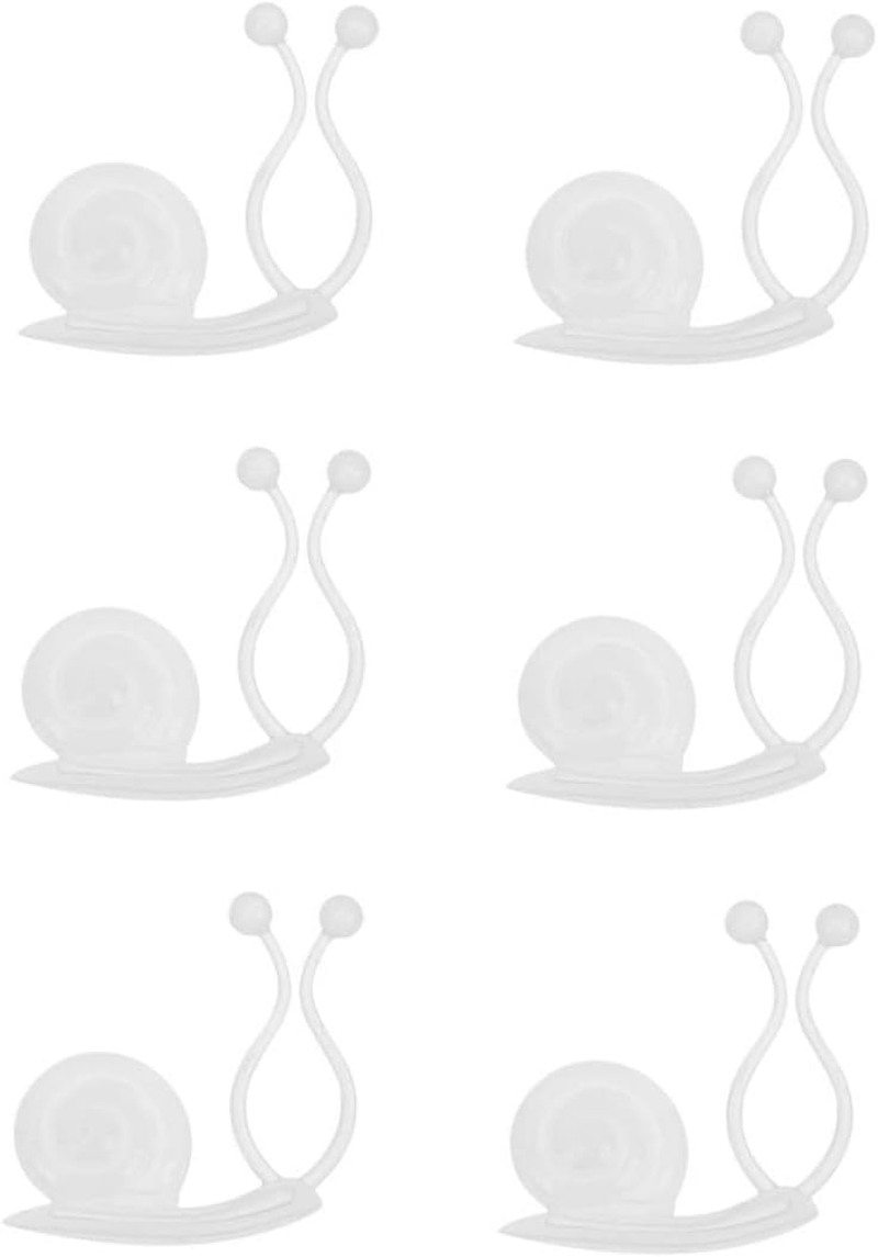 Yardenfun 10Pcs Plant Climbing Wall Fixing Clips Self-Adhesive Vines Holders Indoor Garden Plant Fixture Accessories for Wall-Mounted Vine Support