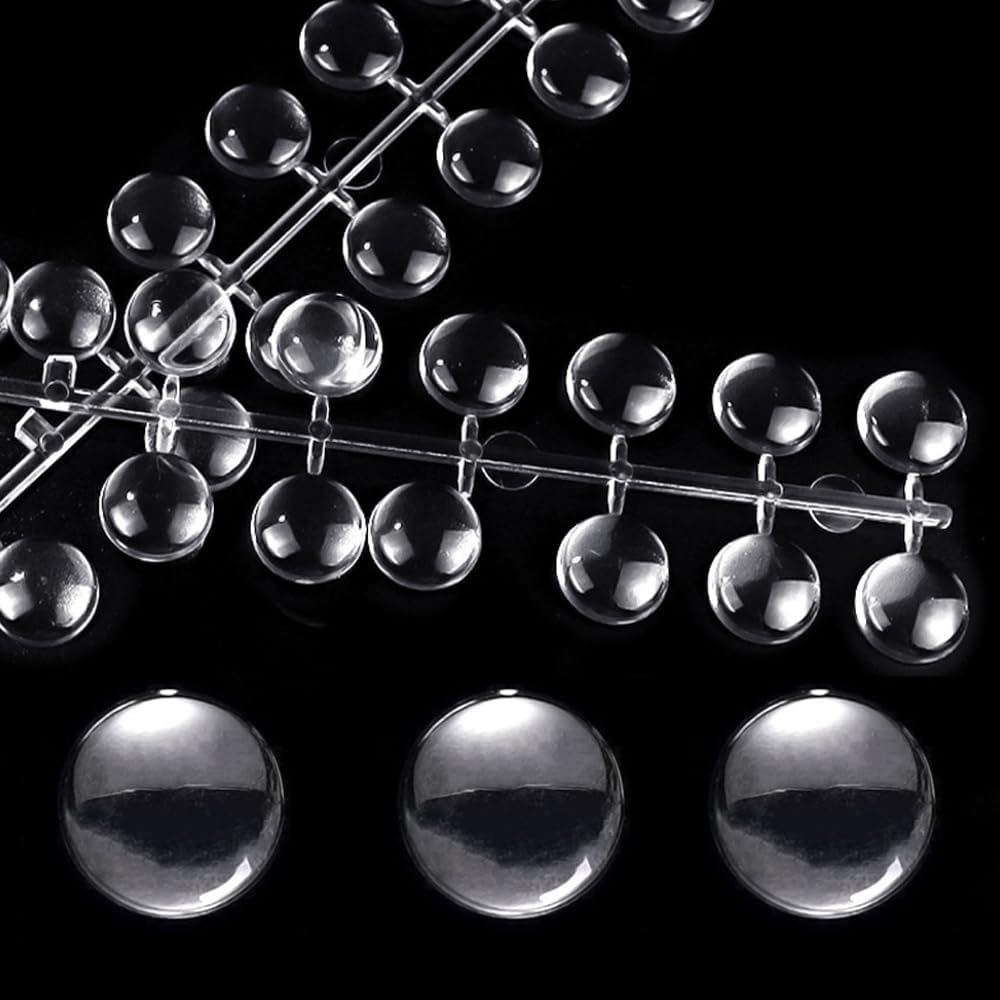 Afzoryxn 120 Pcs Clear Acrylic Fake Nail Display Tips with Adhesive Stickers,Professional Nail Polish Swatches & Salon Training Kit | Reusable for Nail Art Practice, Color Charts, DIY Beginner Display image number 3