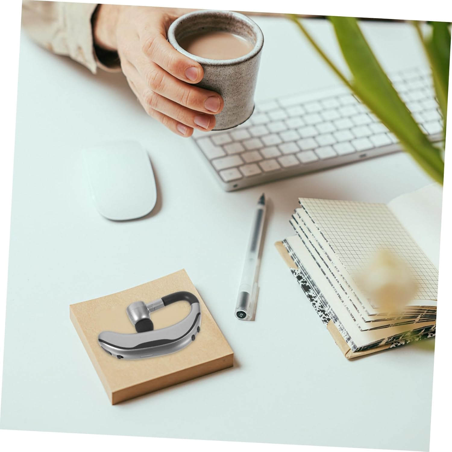 POPETPOP Sports Wireless Headphones Wireless Earbuds Earphones for Workout Exercise Handsfree Microphone Single Use image number 1