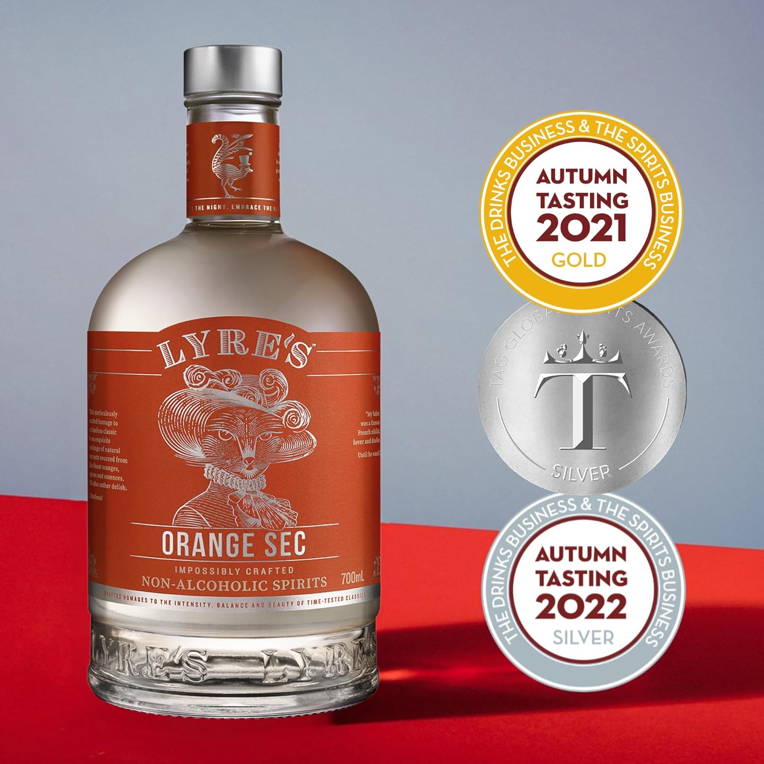 Lyre'S Orange Sec Non-Alcoholic Spirit - Triple Sec Style | Gold Medal Winner | 700Ml image number 1