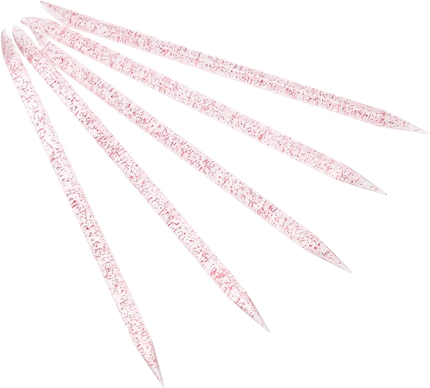 Disposable Nail Cuticle Pusher, Cuticle Manicure Pedicure Stick Practical 100Pcs for Home for Nail Salon, Multi Functional Cuticle Pusher Remover Manicure Pedicure Tool for Manicure Pedicure