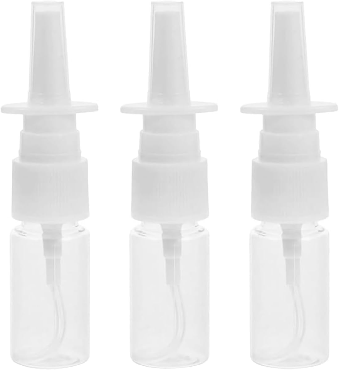 RIBHNXHI 3Pcs Nasal Spray Bottle Empty Rhinitis Care Sprayer Direct Spray Small Portable Plastic Refillable Container for Saline Essential Oil Nasal Sprayer 10Ml for Home and Travel Use image number 2