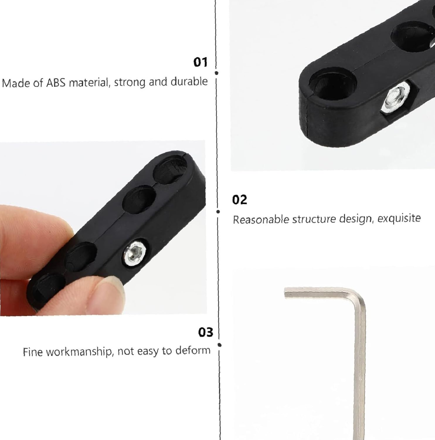 6Pcs Spark Plug Wire for Separator Car Modification Ignition Wire Clip, Wire Clip, Separation Wire, Car Spark Plug Wire, Separator, Splitter, 7MM, 8MM image number 1