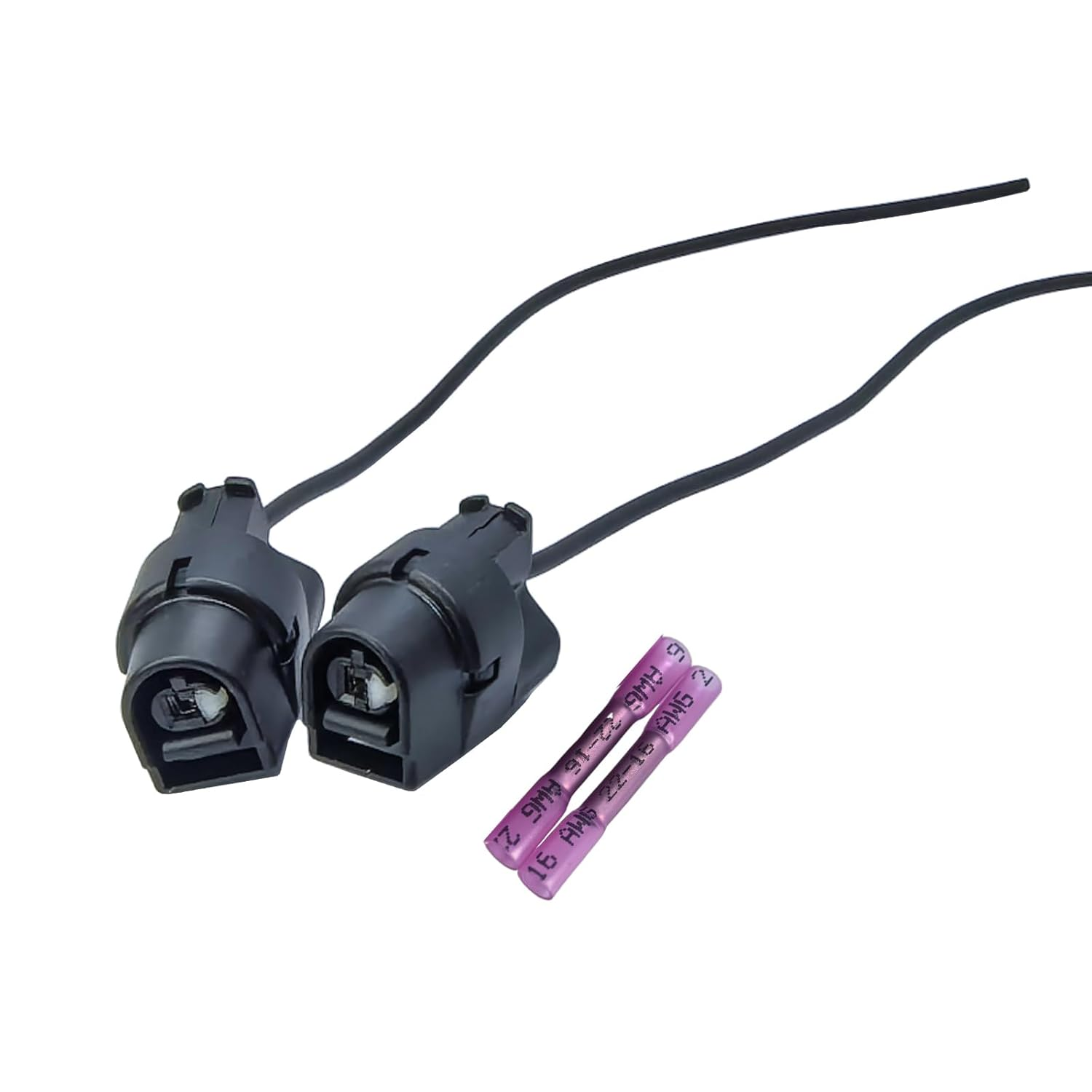 2Pcs Connector 1 Pin Harness for Replacement 1992-1998 Toyota 90980-11428 Temperature Sensor