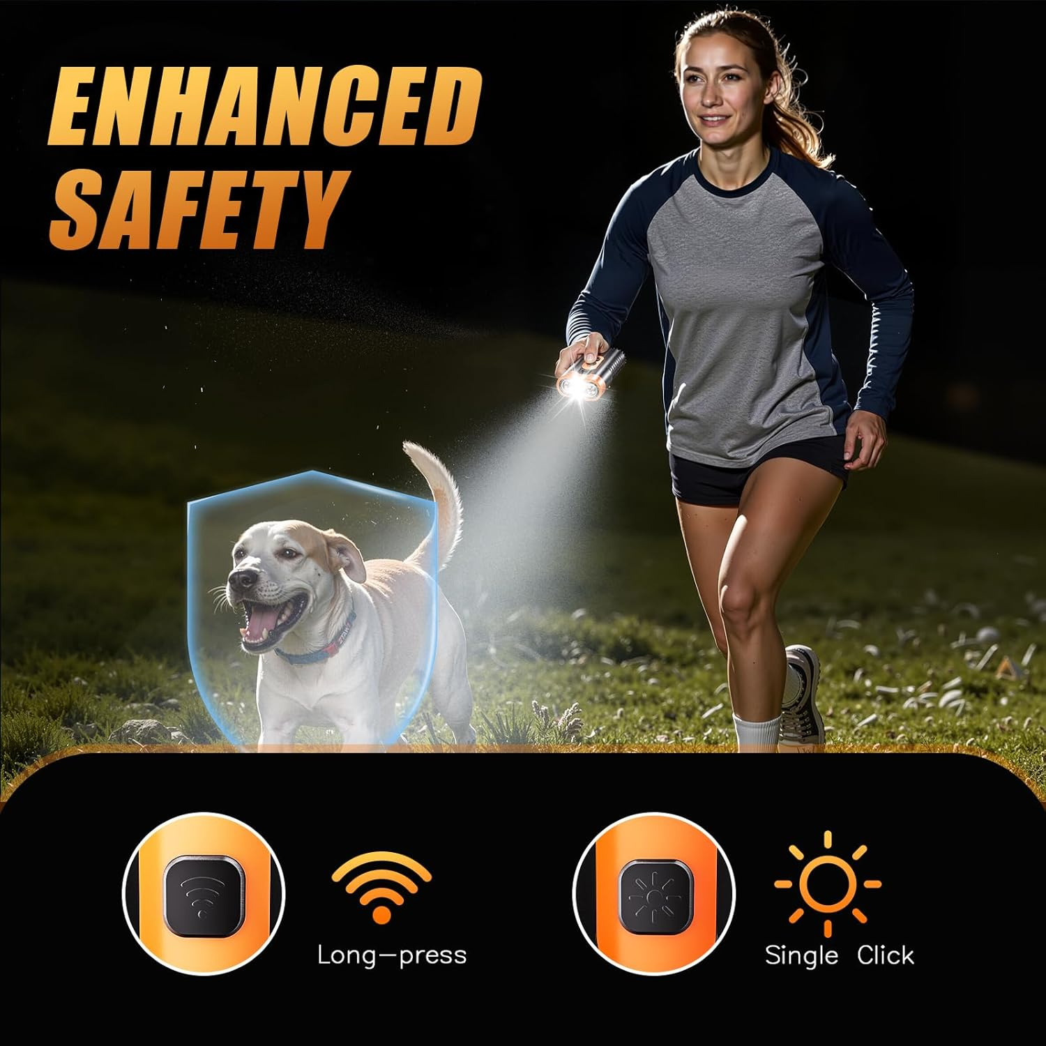 LOVELEDI anti Dog Barking Device, Rechargeable Dogs Bark Deterrent Devices, Ultrasonic Dog Bark Control for Own or Neighbor'S Dog Training Indoor Outdoor Use, Pet and Human Friendly, Effective & Safe image number 6