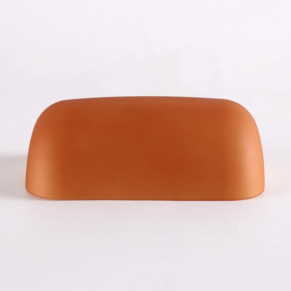 Newrays Replacement Glass Bankers Lamp Shade Cover for Desk Lamp (White)