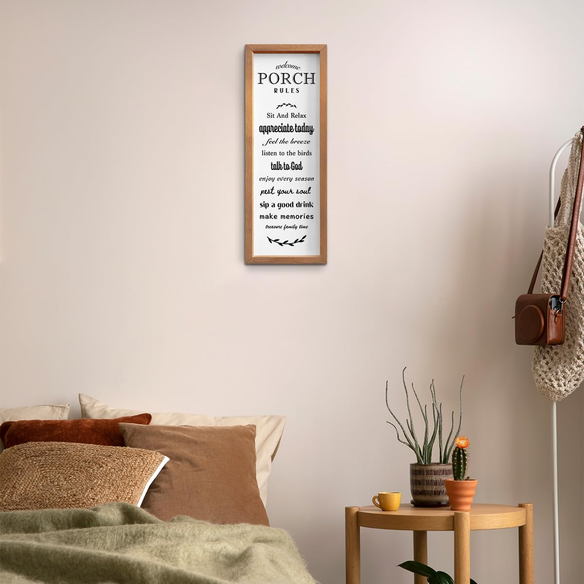 Porch Decor Porch Sign Rustic Country Outdoor Porch Decor Decorative Wooden Framed Sign Back Porch Decor Farmhouse Wall Decor Porch Accessories Home Office Patio Garden Door Entryway Decoration