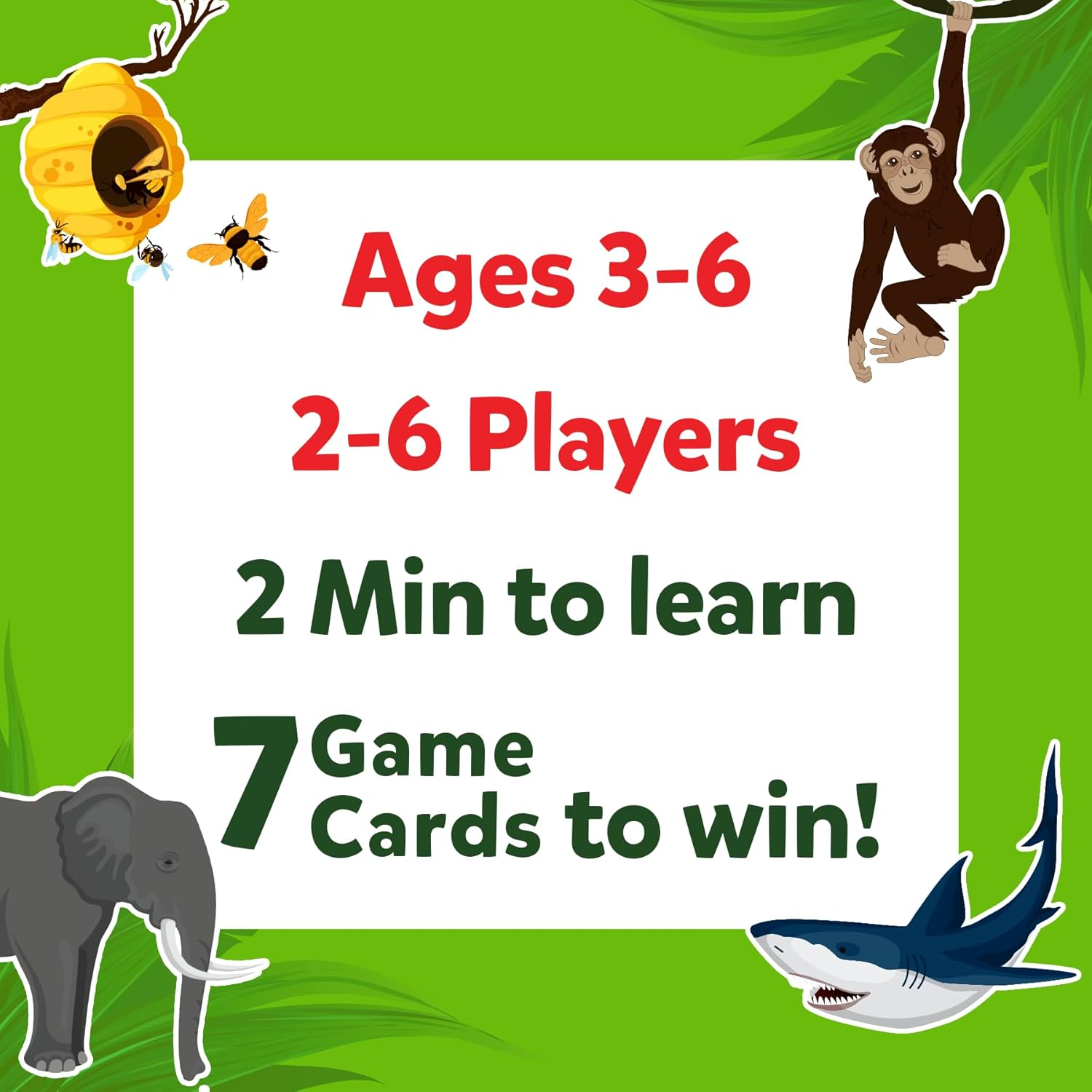 Skillmatics Guess in 10 - Animal Kingdom, Card Game for Preschool Kids, Girls & Boys, Fun Travel Game & Gifts for Ages 3, 4, 5, 6 image number 6
