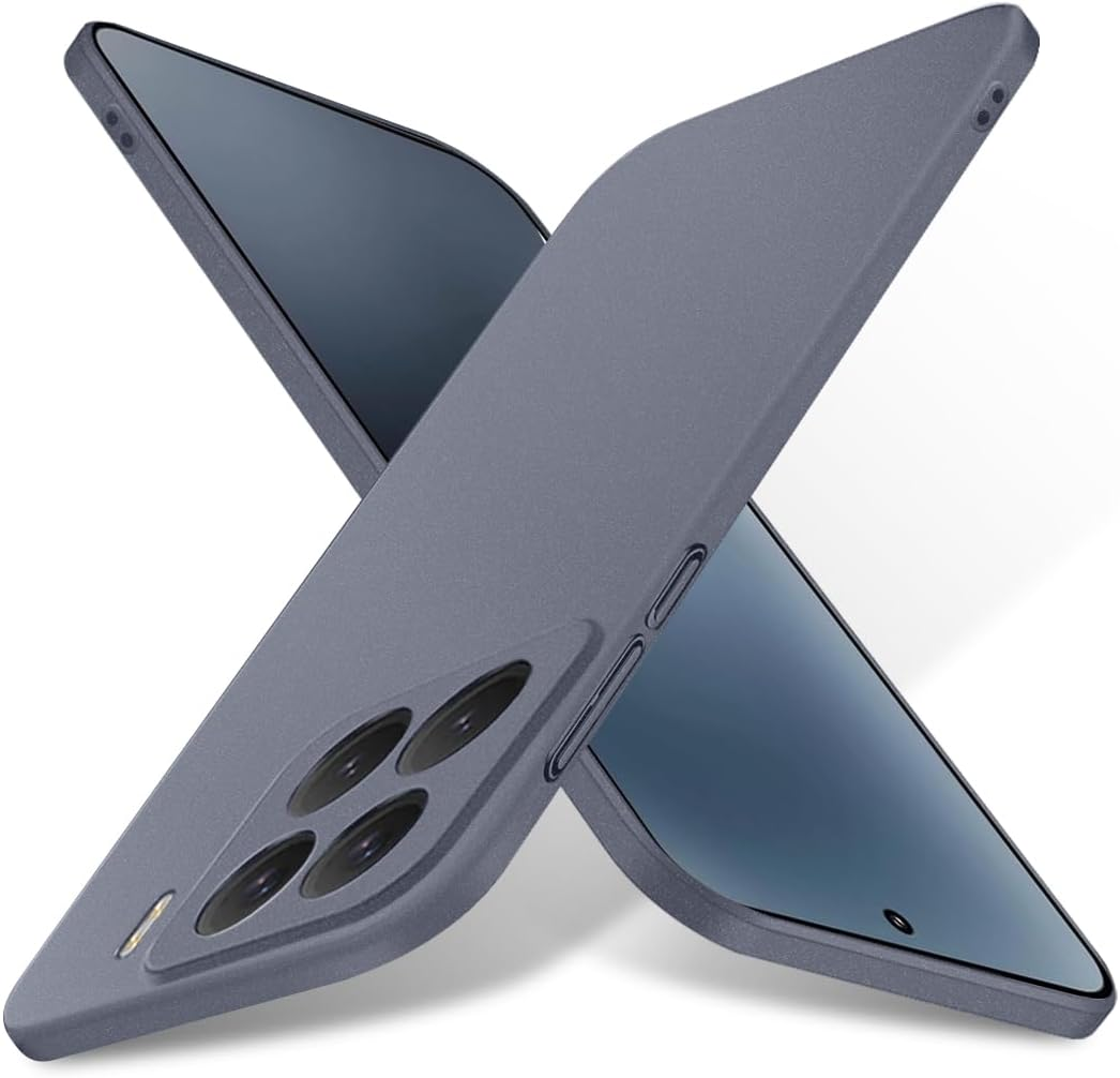 Bastmei Case for Xiaomi 15 Ultra 5G, Ultralight Ultra Thin Scratch-Resistant Non-Slip Camera Protection Matte Texture Hard PC Mobile Phone Case Cover for Xiaomi Mi 15 Ultra - Grey