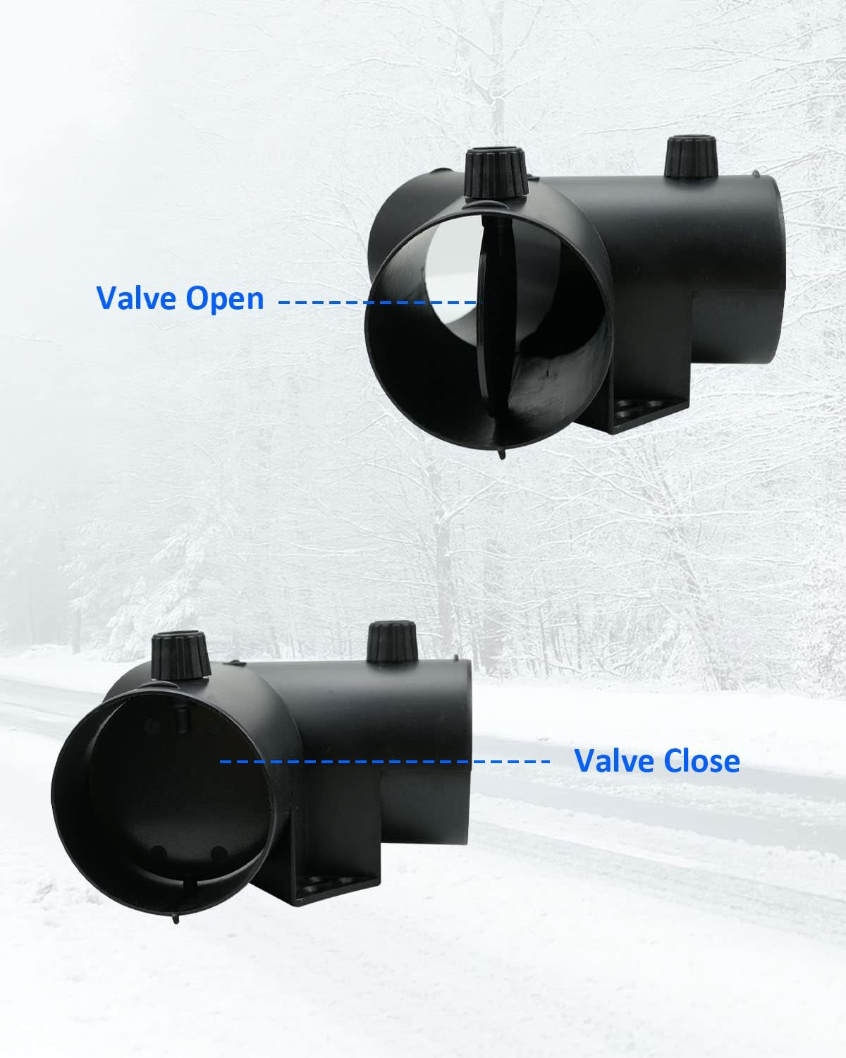 Fit for Webasto Eberspaecher Propex Air Heater Valve Y Type Diesel Engine Heaters Parking Heater Accessories 75Mm image number 2