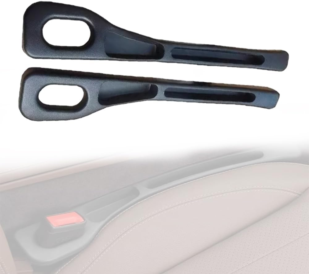 2PCS Car Seat Gap Filler Organizer, Upgraded Gap Filler for Car with Cellphone Storage Slot, Soft Foam Drop Stop Car Seat Gap Filler, in between Car Seat Catcher, Fits Most Vehicles image number 3