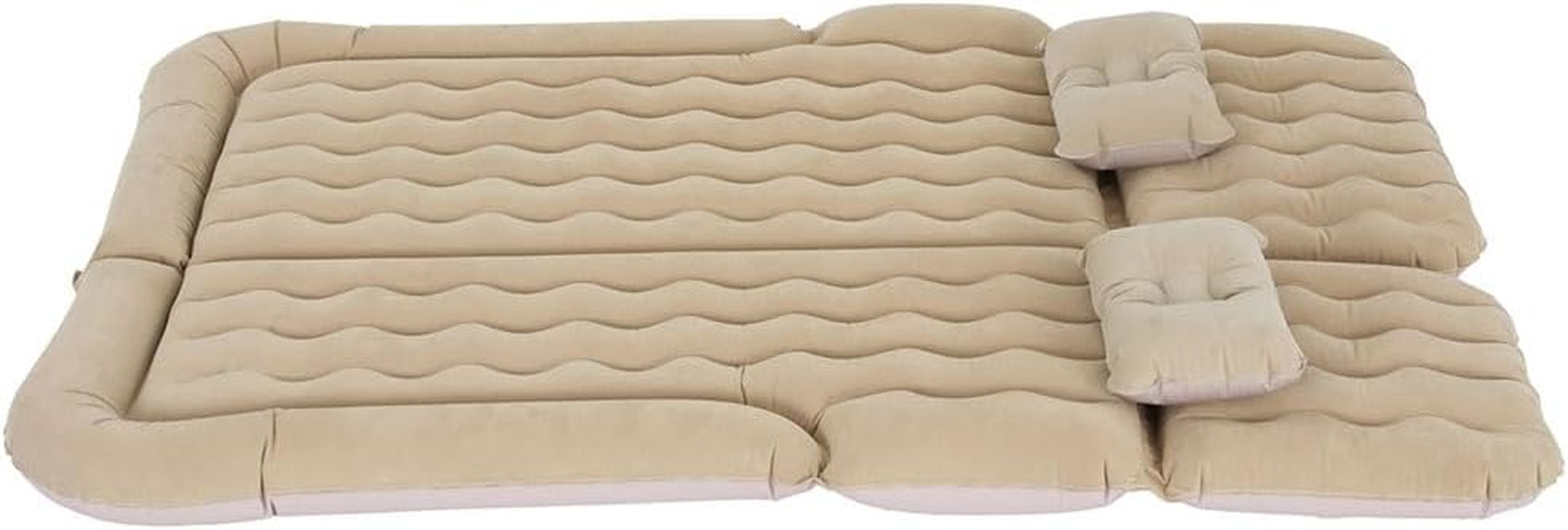 Weisshorn SUV Car Air Mattress, 175 X 130Cm Inflatable Bed Folding Foldable Mattresses Back Seat, Portable Outdoor Camping Travel Chair with Carry Bag and 2 Pillows Beige image number 2
