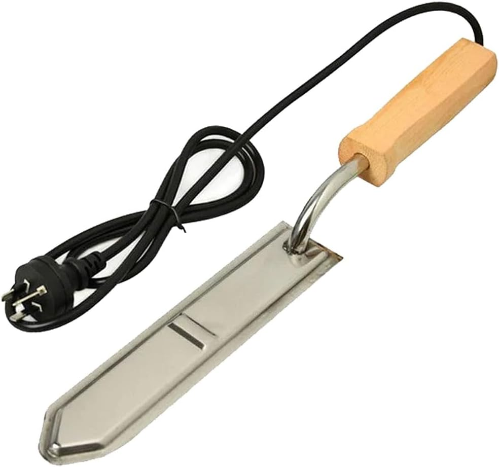 Electric Honey Uncapping Knife | Stainless Steel Electric Honey Comb Cutter | Wax Scraper & Uncapping Cutter Tool | Beekeeping Tools for Beekeeper Honey Extraction & Beeswax Harvesting image number 1