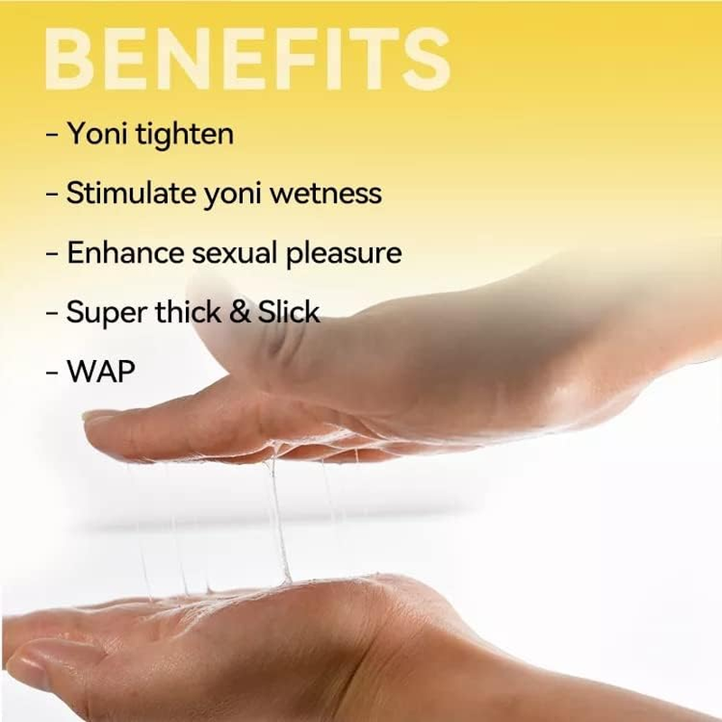 Yoni Slime Wap Bottles 100% Herbal Wap Make Secret Part Wetter and Lubrication Balance Ph 30Ml image number 2