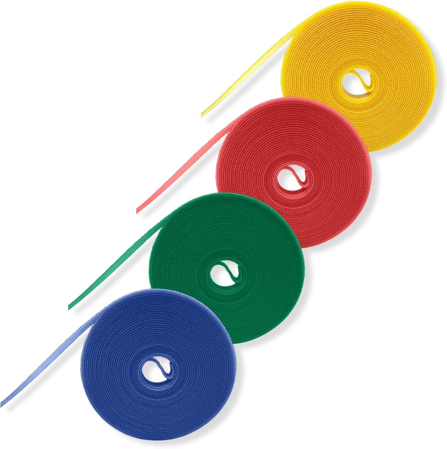 TEAONE Cable Ties Roll, 4 Roll Nylon Tie Roll for Plant, Cable Organiser (1.2Cm X 5M/0.47In X 16.4Ft) image number 5