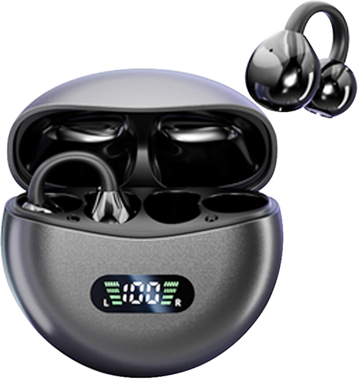 Hovicative Translator Headphones, Wireless Bluetooth Translation Earbuds with 144 Voice Translation Headphones, AI Translator Earbuds, Translator Headphones Real Time image number 3