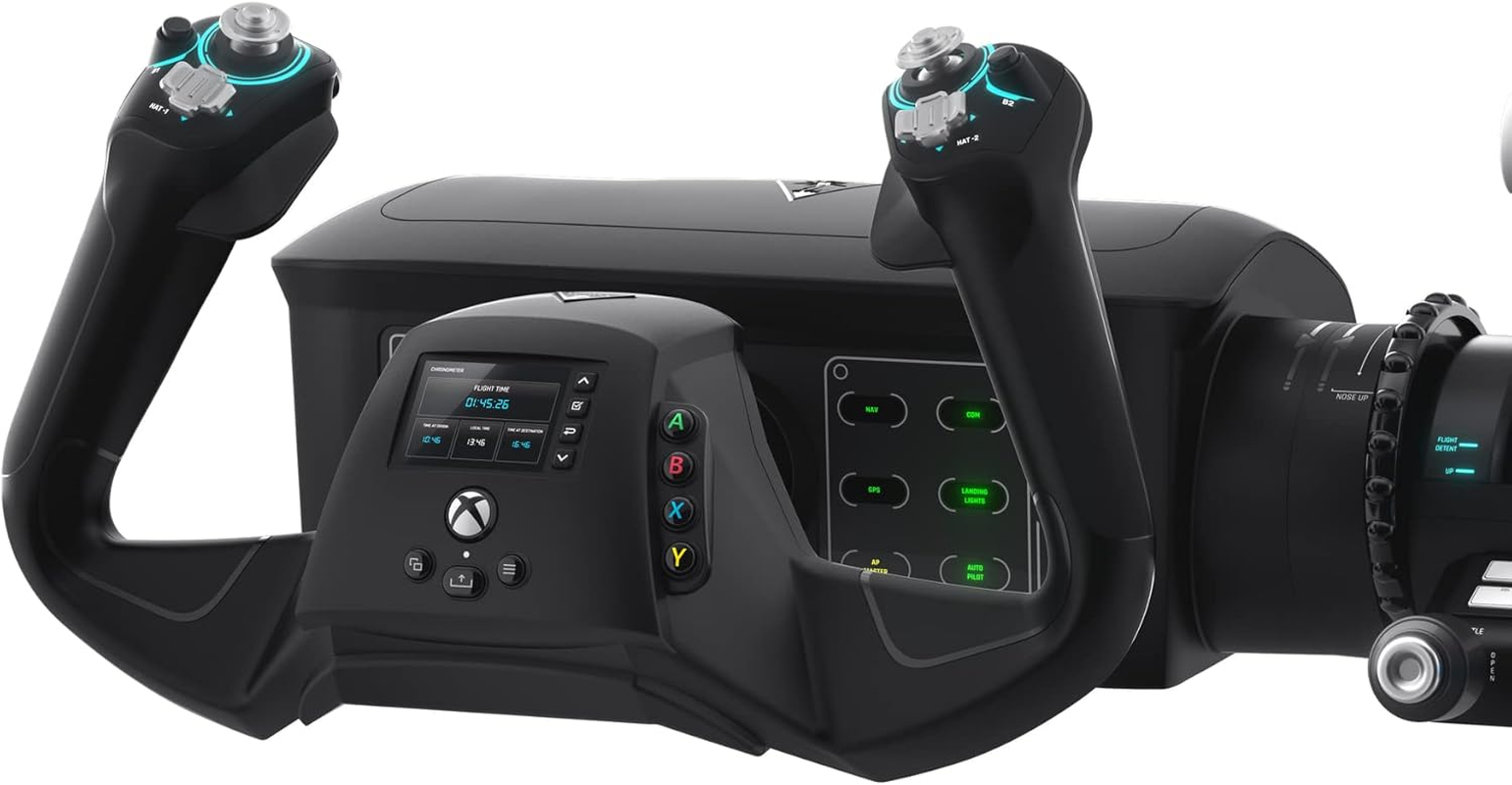 Turtle Beach Velocityone Flight Universal Control System - Xbox Series X & Xbox Series S, Xbox One & Windows &ndash; Yoke Handle, Throttle Quadrant, Trim Wheel & Rudder Controls image number 3
