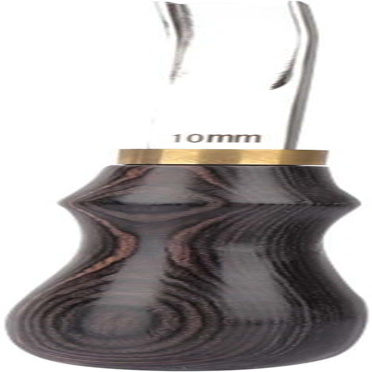 4Mm 6Mm 8Mm and 10Mm Leather Edger Steel Skiving Craft Tool Wood Handle for Leather Beveling Cutting Lightweight and Portable with Shovel Head (Black 10Mm) image number 5