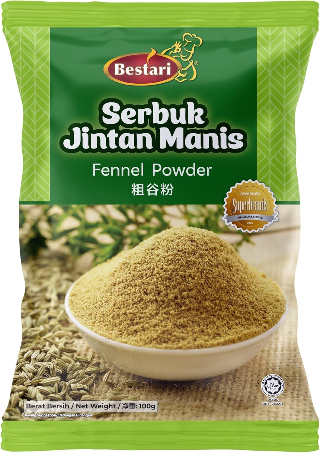 Bestari Fennel Powder 100G