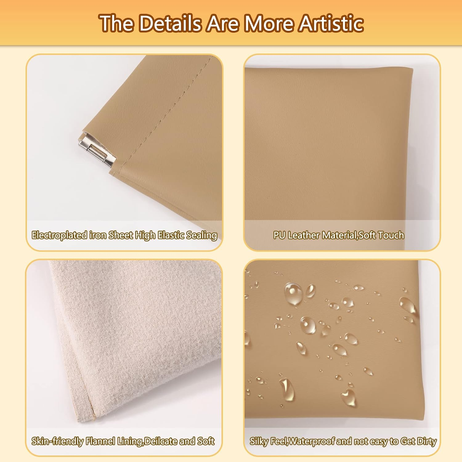 BUSOHA Small Makeup Bag for Purse, Mini Portable Cosmetic Bags for Women, Coin Purse Lipstick Cosmetic Accessories Organizer, Small Travel Kit Storage Pouch, 4 PCS, 4.7*4.3INCH, Mini Storage Bag